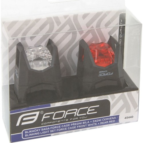 Lampka tylna + przednia FORCE Cage