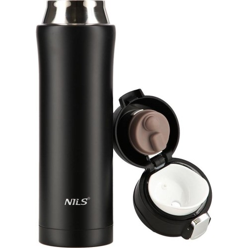 Kubek termiczny NILS NCB10, czarny