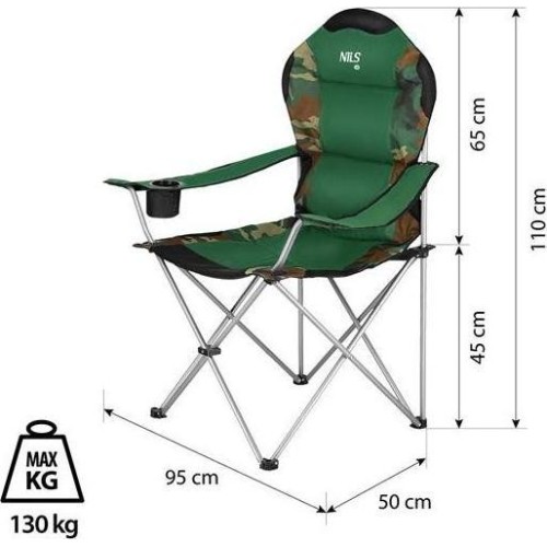 NC3080 KRZESŁO KEMPINGOWE NILS CAMP