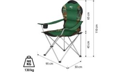 NC3080 KRZESŁO KEMPINGOWE NILS CAMP