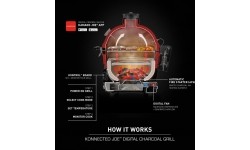 Kamado Joe - węglowy grill zewnętrzny Konnected