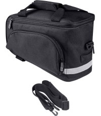 Torba na bagażnik Force Slim Bud, 9l, czarna