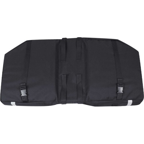 Torba rowerowa na bagażnik Force NOEM BUD, 2x18l (czarna)