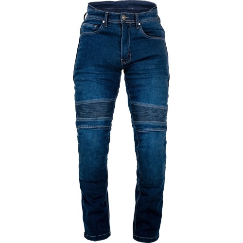 Męskie jeansy motocyklowe BOS Micas - Acid Black