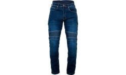 Męskie jeansy motocyklowe BOS Micas - Acid Black