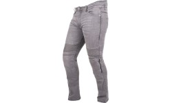 Męskie jeansy motocyklowe BOS Micas - Acid Black