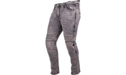 Męskie jeansy motocyklowe BOS Micas - Acid Black