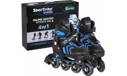 Roller skates - skates, Set 4in1 34-38 Blue