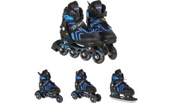 Roller skates - skates, Set 4in1 34-38 Blue