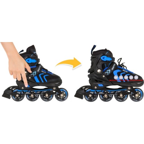 Roller skates - skates, Set 4in1 34-38 Blue