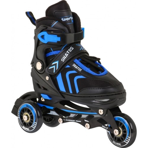 Roller skates - skates, Set 4in1 34-38 Blue