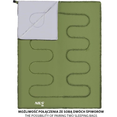 NC2002 CIEMNOZIELONY ŚPIWÓR NILS CAMP