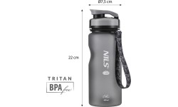 NC1740 BLACK TRITAN BOTTLE NILS CAMP