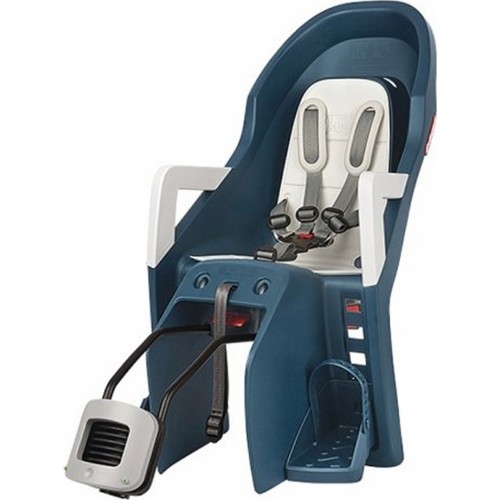 Fotelik rowerowy Polisport Guppy Maxi + RS, na ramie, z funkcją spania (niebieski)