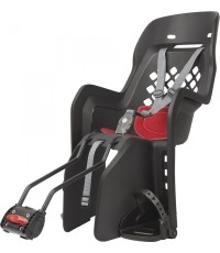 Fotelik rowerowy Polisport Joy 29" na ramie 22 kg (czarny/czerwony)