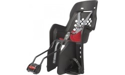 Fotelik rowerowy Polisport Joy 29" na ramie 22 kg (czarny/czerwony)