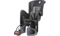 Fotelik rowerowy Polisport Bilby RS na ramie, z funkcją spania (szary)