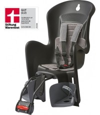 Polisport Bilby Maxi+FF // Fotelik rowerowy 26-29" na ramie (czarny)