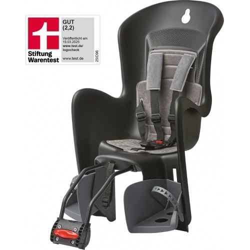 Polisport Bilby Maxi+FF // Fotelik rowerowy 26-29" na ramie (czarny)