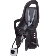 Fotelik rowerowy Polisport Groovy RS+ na ramę, z funkcją snu 22kg (czarny)