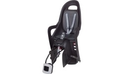 Fotelik rowerowy Polisport Groovy RS+ na ramę, z funkcją snu 22kg (czarny)