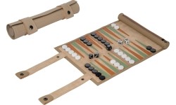 Philos Roll-Up Backgammon Travel Game
