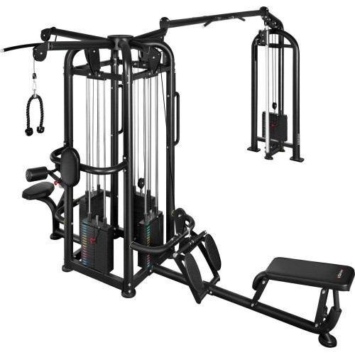 5-STATION MULTI GYM – COMMERCIAL FUNCTIONAL TRAINER CABLE MACHINE HMS ARGOS