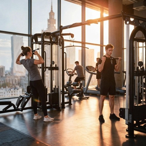 5-STATION MULTI GYM – COMMERCIAL FUNCTIONAL TRAINER CABLE MACHINE HMS ARGOS