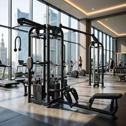 5-STATION MULTI GYM – COMMERCIAL FUNCTIONAL TRAINER CABLE MACHINE HMS ARGOS