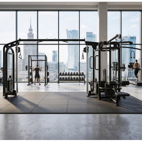 5-STATION MULTI GYM – COMMERCIAL FUNCTIONAL TRAINER CABLE MACHINE HMS ARGOS