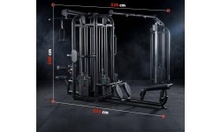 5-STATION MULTI GYM – COMMERCIAL FUNCTIONAL TRAINER CABLE MACHINE HMS ARGOS