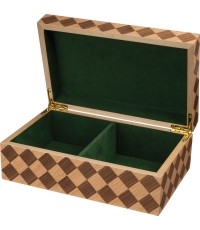 Pudełko na figury szachowe Philos Checkered, 95 mm