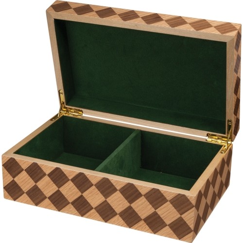 Philos Chess Piece Box Checkered 95 mm