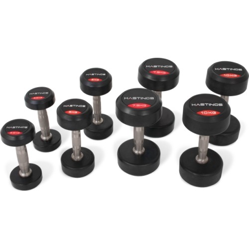 Hastings 2.5-10kg Professional Dumbbells