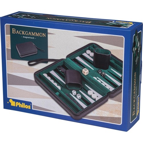 Philos Backgammon Alonnisos Magnetic Travel Set