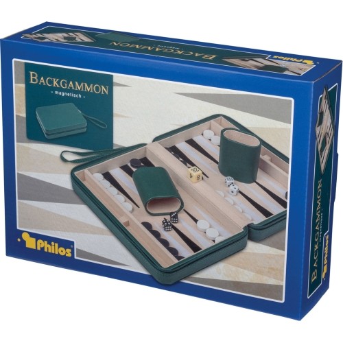 Philos Backgammon Thasos Magnetic Travel Set