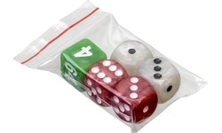 Philos Backgammon Playing Pieces Set L 34 mm r/w
