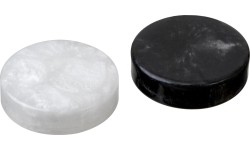 Philos Backgammon Playing Pieces Set M 28 mm b/w