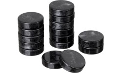 Philos Backgammon Playing Pieces Set M 28 mm b/w