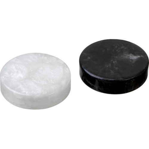 Philos Backgammon Playing Pieces Set L 34 mm b/w