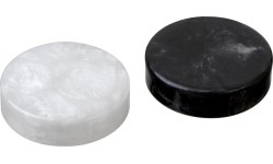Philos Backgammon Playing Pieces Set L 34 mm b/w