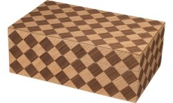 Philos Chess Piece Box Checkered 95 mm