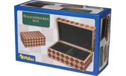 Philos Chess Piece Box Checkered 95 mm