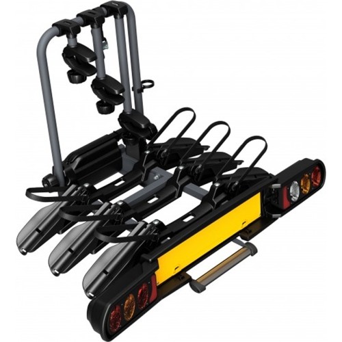 Bagażnik samochodowy Peruzzo Pure Instinct // na 3 rowery // na haku, składany, stalowy