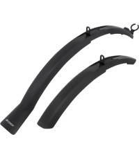 Zestaw błotników rowerowych Force, 24-28", tworzywo sztuczne, czarny