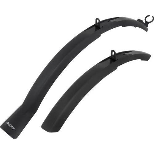 Zestaw błotników rowerowych Force, 24-28", tworzywo sztuczne, czarny