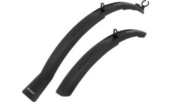 Zestaw błotników rowerowych Force, 24-28", tworzywo sztuczne, czarny