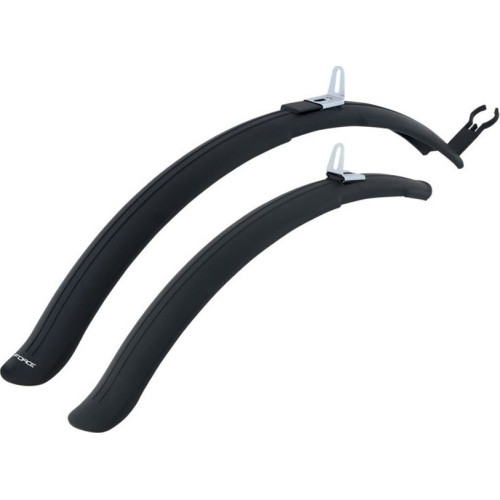 Zestaw błotników FORCE 24-26" długie sportowe, szerokość 57mm (czarne)