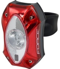 Lampka tylna FORCE Red 1 Cree LED 60 lm, USB