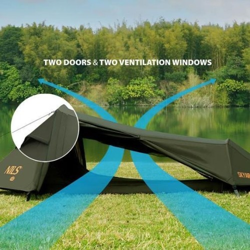 NC2501 SKYAIR ULTRALEKKI NAMIOT 1 ZIELONY NILS CAMP